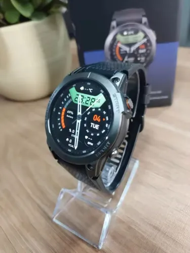 Smartwatch Zeblaze Stratos 3 Pro - Design Metálico e 18 Dias de Bateria