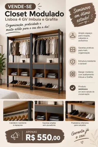 Closet aberto