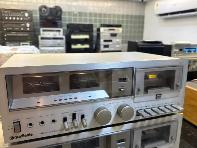 Lindo Tape Deck Gradiente CD-3700( revisado com garantia)!