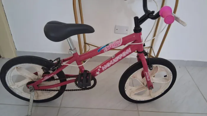 Bicicleta aro 16 pronto para uso com rodinha revisada