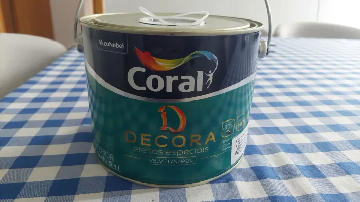 Tinta Coral Decora Efeitos Especiais  VELVET NUAGE CALCÁRIO 
