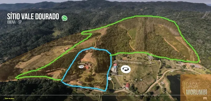 A venda Fazenda à Venda 40 Alqueires (paulistas) 100 hectares em Ibiúna R$ 2300.000,00