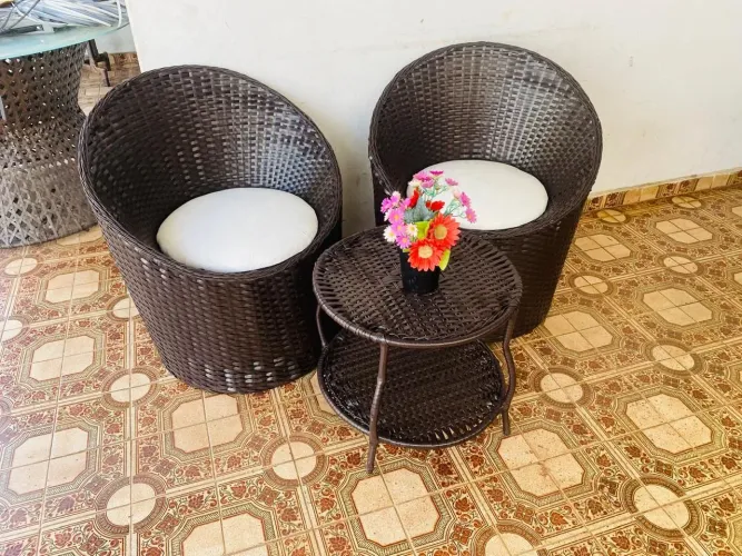 Jogo de poltronas de varanda