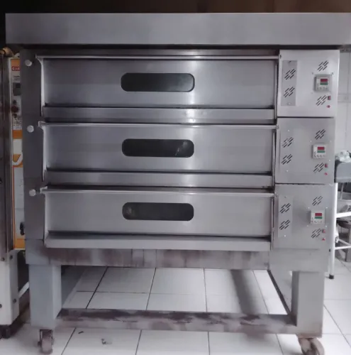 FORNO DE LASTRO MILLENIUM PERFECTA DE 3 CAMERAS MODULAR EM EXELENTE ESTADO .