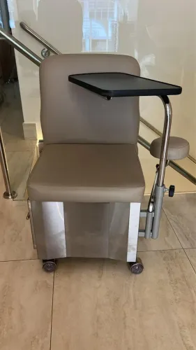 Carrinho para manicure em inox Van De Velde