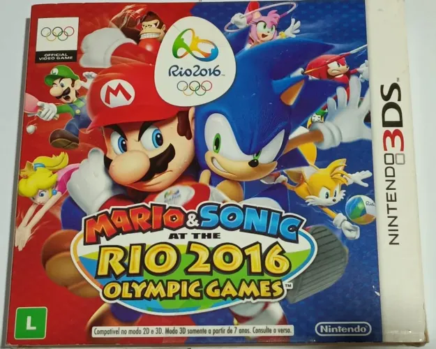 Mario & Sonic Olimpic Games 2016 para 3DS (na caixinha)