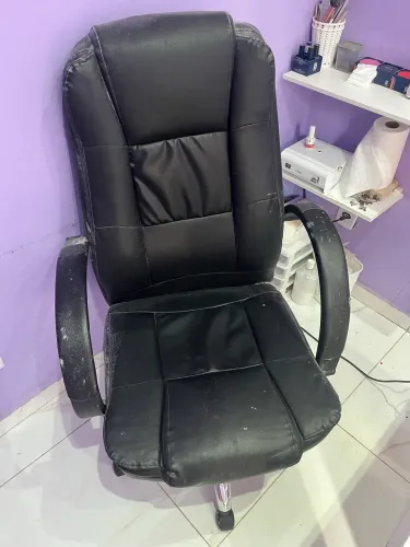 Cadeira de escritório giratória grande 