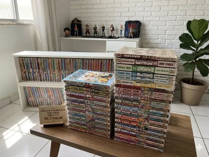 Vendo coleção completa do One Piece: 1 ao 110.