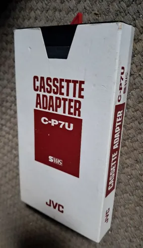 Adaptador de VHS-C JVC, SVHS made japan 