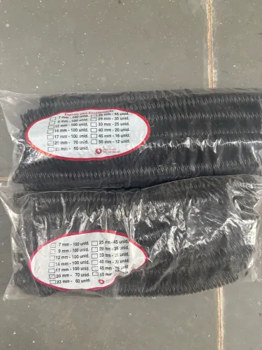 Espiral plástico Lassane 25mm e outros tamanhos em liquidação 