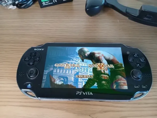 Ps Vita Fat Pch-1006 Oled + Cartão 128gb + Grip