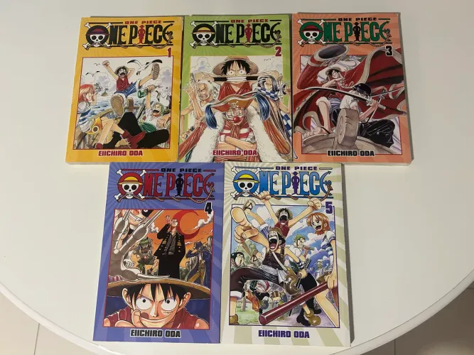 Peck de livros - One Piece do 1 ao 5