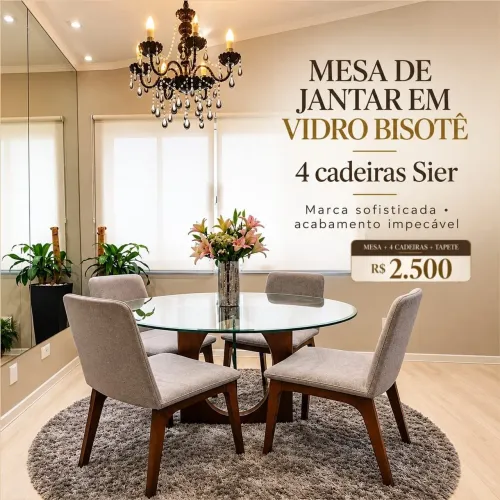 SALA DE JANTAR + TAPETE