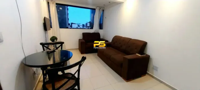 Apartamento com 1 dormitório para alugar, 50 m² por R$ 2.500/mês - Bessa - João Pessoa/PB