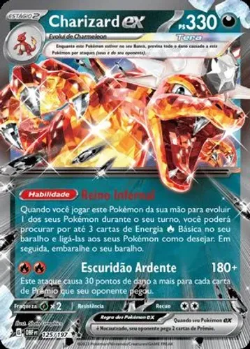 Carta Pokémon - Charizard Ex terá Dark