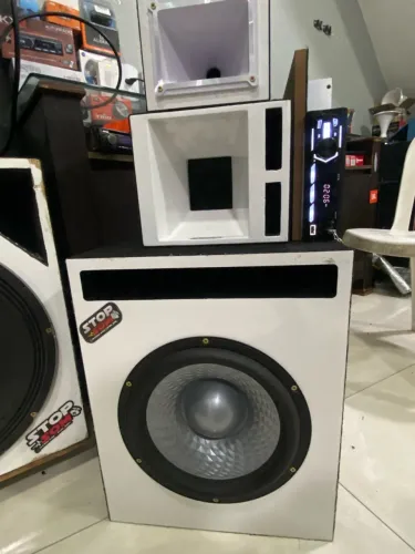 Som Novo Tocando Grave 12 Bravox UXP 500rms