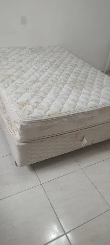 Colchão Castor com Double fillow top e base box tamanho casal