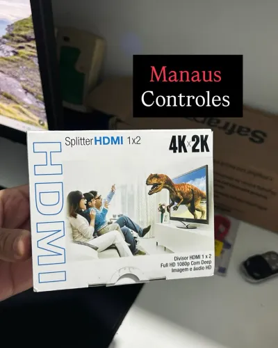 Splitter Hdmi para 2 Telas 1X2 Ultra HD 4K  - Promoção 