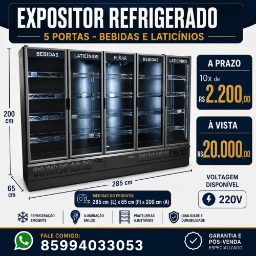 Oportunidade: Auto Serviço 5 Portas Polar - Máxima Refrigeração e Elegância