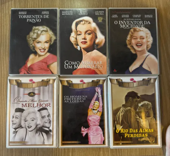 DVDs Filmes originais da Marilyn Monroe 