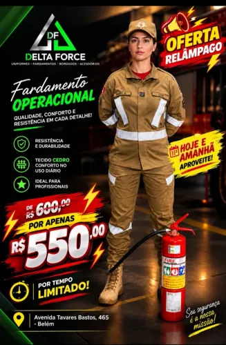 Tudo de uniformes militares e paramilitares!