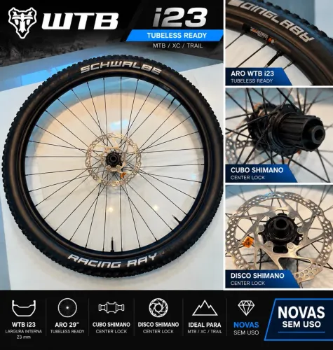 Rodas WTB I23 novas sem uso