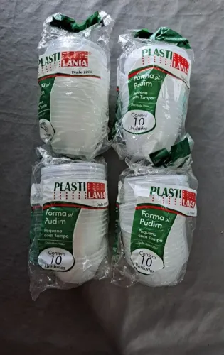 Formas de pudim descartáveis 