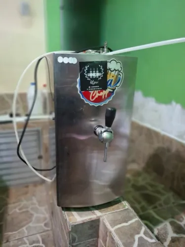 Chopeira eletrica + bica belga + cilindro + extrator 