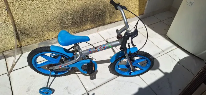 Bicicleta infantil aro 16 Verden Rock prata