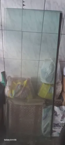 Vidro para box 2 peças iguais