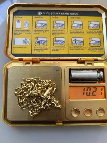 Corrente de ouro 10.2