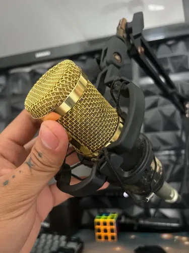 Microfone bm800 com braço articulado