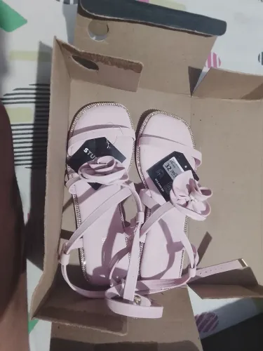 Rosa está novo a bota usada 1 vez