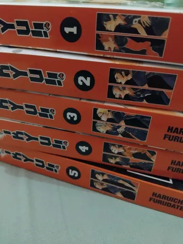 Mangá Haikyu Volume 1 ao 5