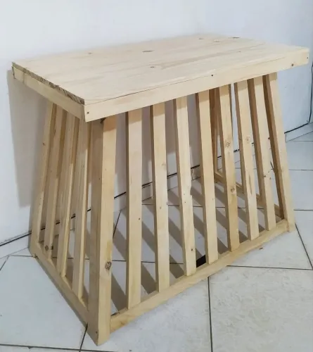 Mesa rústica dobrável (POR ENCOMENDA)