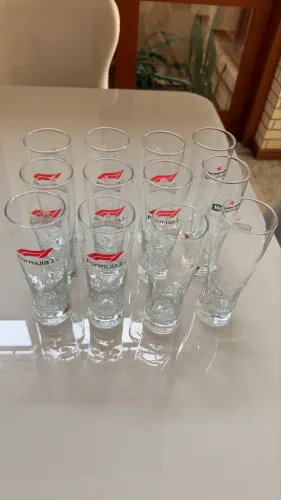 Copo de vidro Heineken Fórmula 1