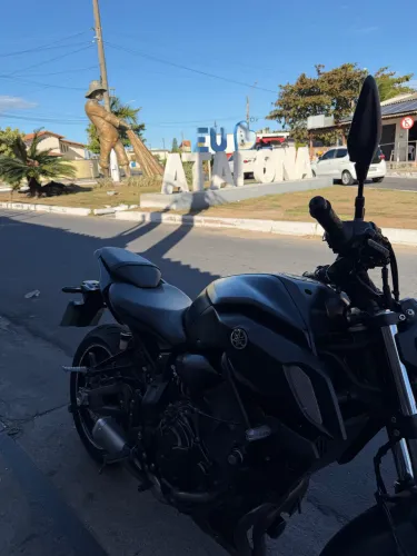 Yamaha MT?07 2021 Matt Black impecável e revisada!