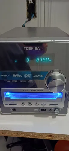 Micro system toshiba mc753 dvd, no estado, para reparo