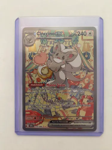 Carta Pokémon Cinccino Ex 119/086 Caos Ascendentes