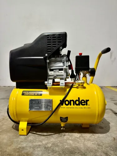 Motocompressor De Ar 21,6l Mcv 216 Vonder Cor Amarelo Fase elétrica Monofásica