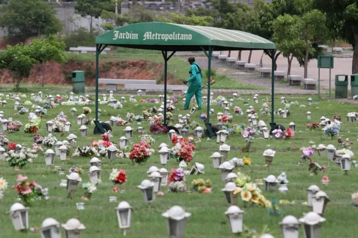 Jazigo no Jardim metropolitano 