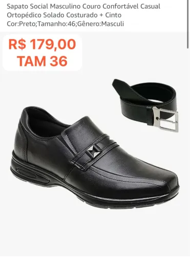 Sapato social Masculino