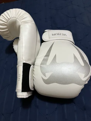 LUVA VENUM GIANT FULL LOGO PRO SILVER