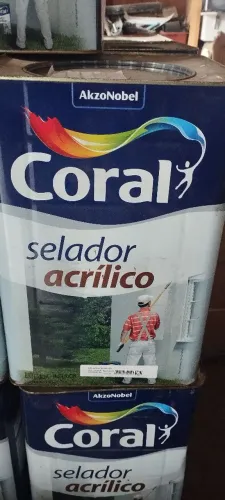 Selador Acrílico Coral Branco 18l Interior Exterior
