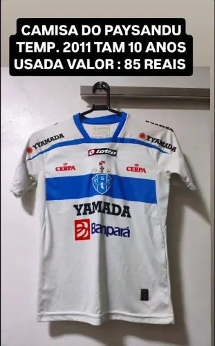 Camisa do Paysandu LOTTO TAM 10 ANOS USADA