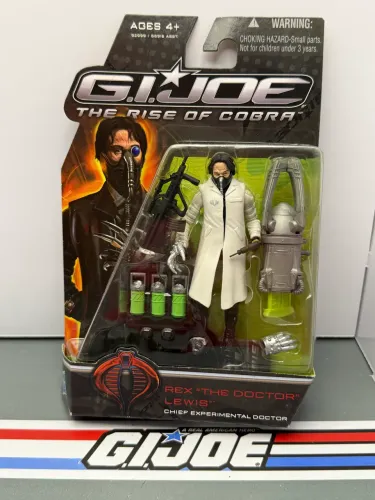 Gi Joe Rise Of Cobra ?The Doctor" Rex Lewis-White Coat Variant - 2009 - comando em ação
