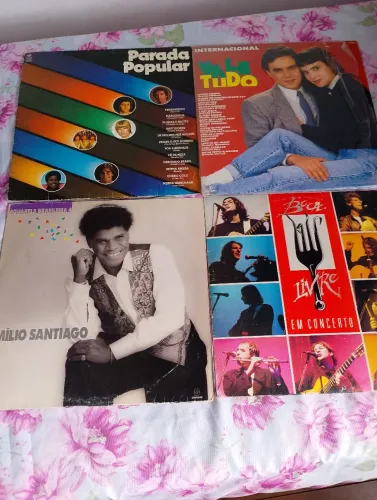 4 discos vinil lote