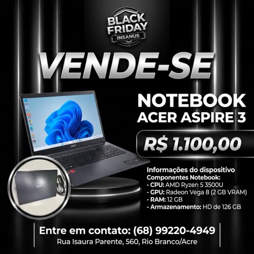 Notebook Acer Aspire 3