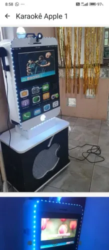 Aluguel Karaoke Moderno QRCODE no Celular - Niteroi Icaraí - Jukebox Bluetooth