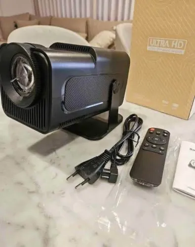 Projetor HY320 Mini Portátil Novo Wifi 6 Bluetooth 5.0 Android Full Hd Suporte 4K Premium